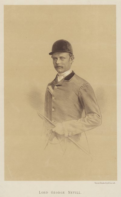 Lord George Nevill (litho) av English School