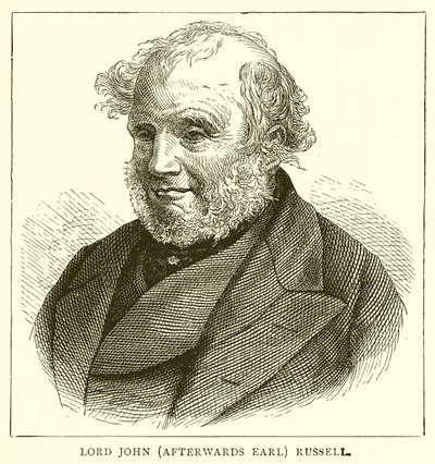 Lord John (efteråt Earl) Russell av English School