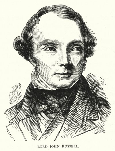 Lord John Russell (gravyr) av English School