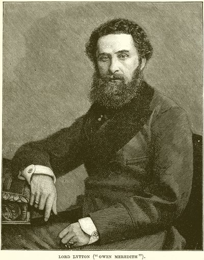 Lord Lytton (Owan Meredith) av English School