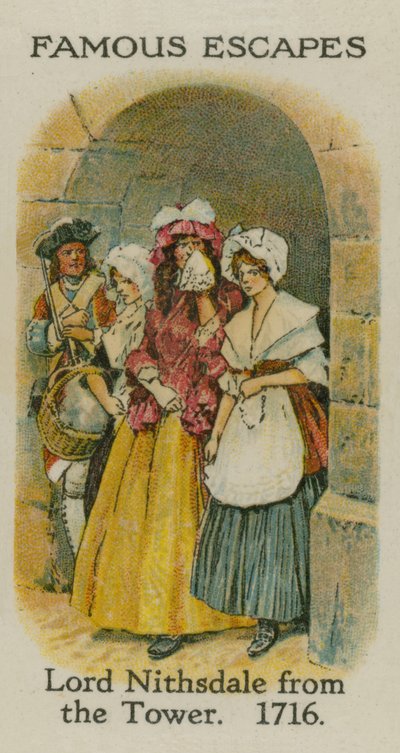 Lord Nithsdale från tornet, 1716 av English School