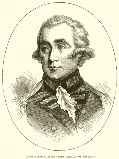 Lord Rawdon, efteråt markisen av Hastings av English School