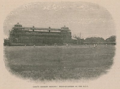 Lords Cricket Ground, huvudkontoret för MCC av English School