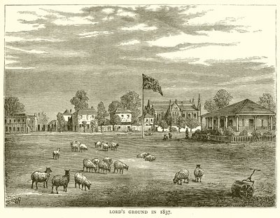 Lords Ground 1837 av English School