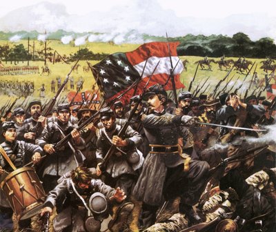 Loreta Janeta Velazquez som kämpade med den konfedererade armén, förklädd till en man av English School