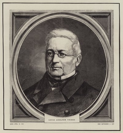 Louis Adolphe Thiers (gravyr) av English School
