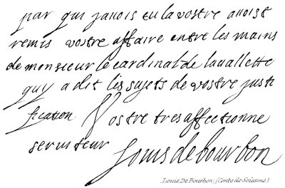 Louis De Bourbon, (Sagan om Soissons) av English School