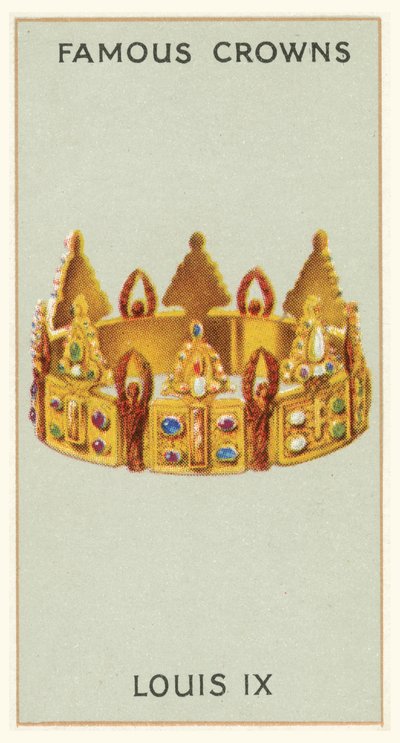 Ludvig IX (kromolitho) av English School