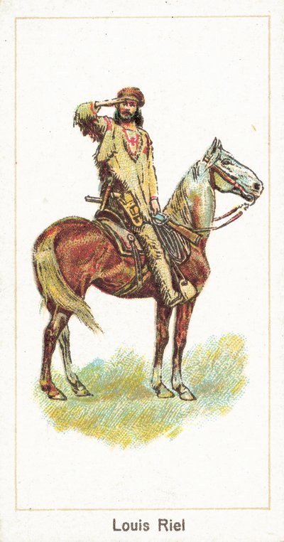 Louis Riel (kromolitho) av English School