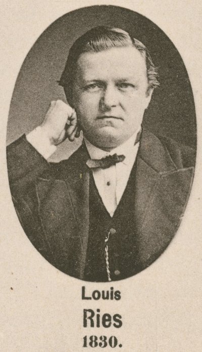 Louis Ries (gravyr) av English School