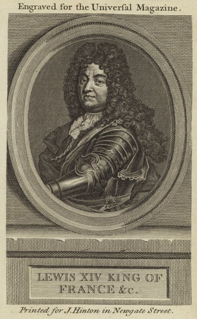 Ludvig XIV, kung av Frankrike av English School