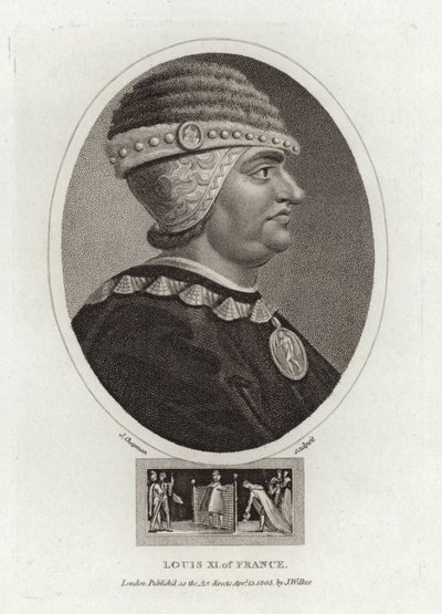Ludvig XI av Frankrike av English School