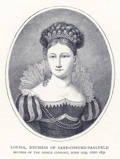 Louisa, hertiginna av Saxe-Coburg-Saalfeld av English School