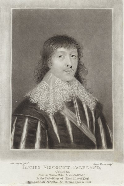 Lucius Viscount Falkland av English School