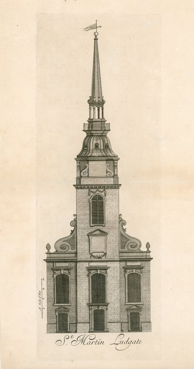 Ludgate Hill, St Martin Ludgate av English School