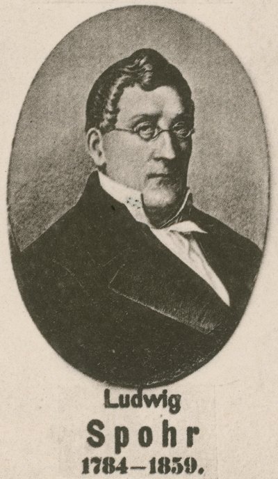 Ludwig Spohr (gravyr) av English School
