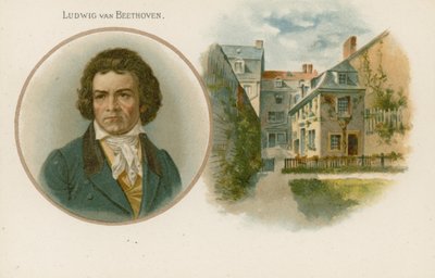 Ludwig van Beethoven, tysk kompositör och pianist av English School