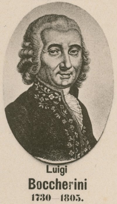 Luigi Boccherini (gravyr) av English School