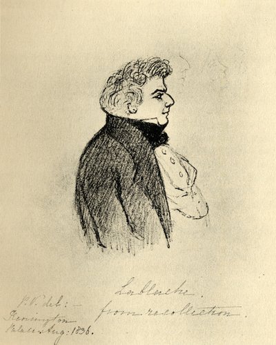Luigi Lablache (1784-1858) (gravyr) av English School