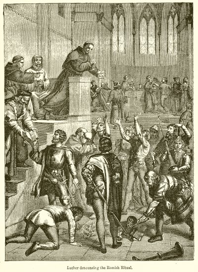 Luther fördömer den romska ritualen av English School