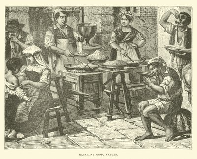 Makaronaffär, Neapel av English School