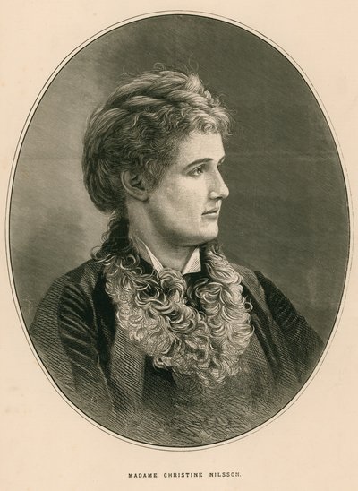 Madam Christine Nilsson (Christina Nillson, grevinna de Casa Miranda) av English School