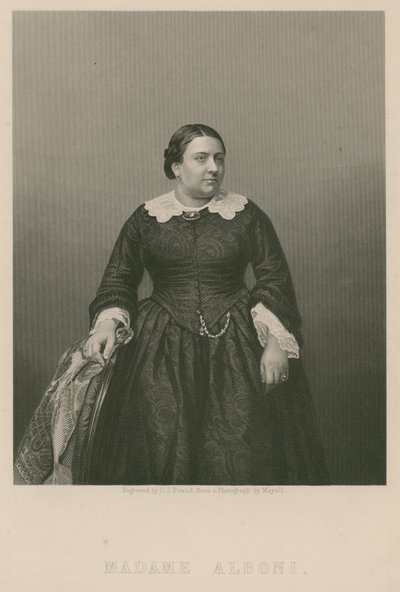 Madame Albani, sopran; fotografera av English School