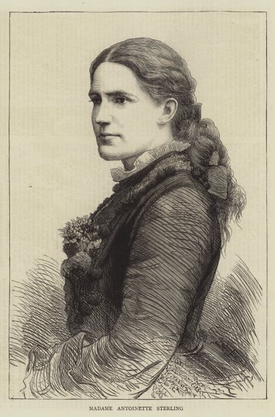 Madame Antoinette Sterling (gravyr) av English School