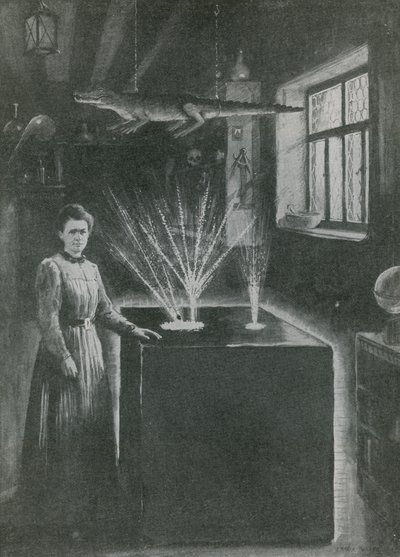 Madame Curie, den moderna alkemisten av English School