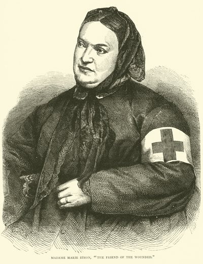 Madame Marie Simon, De sårades vän, januari 1871 av English School