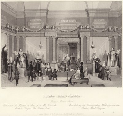 Madame Tussauds utställning i basaren på Baker Street av English School