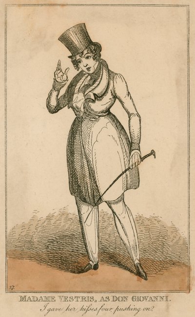 Madame Vestris som Don Giovanni av English School