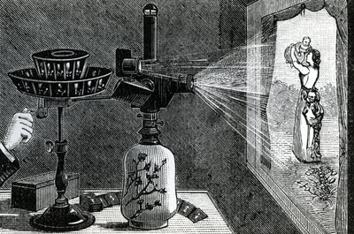 Magic Lantern projicerar en moderscen av English School