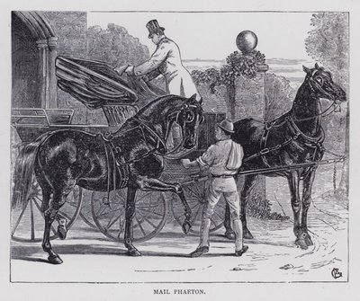 Mail Phaeton (gravyr) av English School