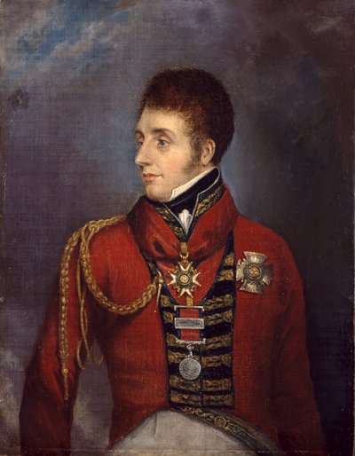 Generalmajor Den ärade Sir William Ponsonby, ca 1815 av English School