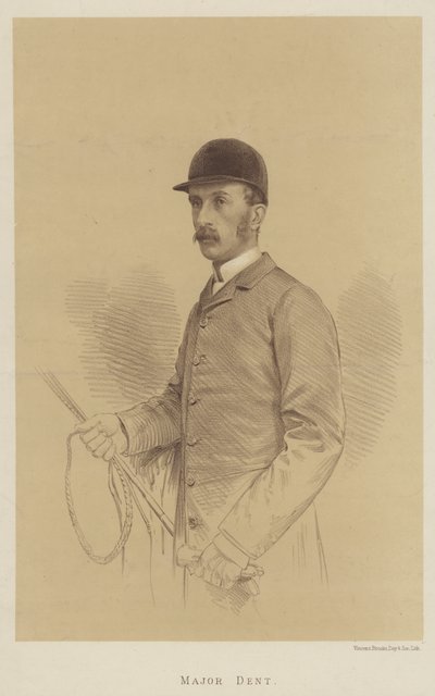 Major Dent (litho) av English School