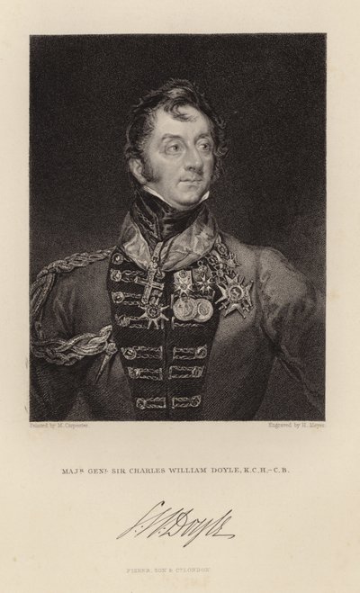 Generalmajor Sir Charles William Doyle av English School