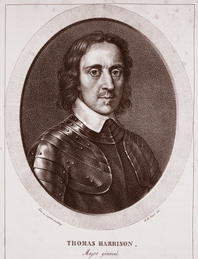 Generalmajor Thomas Harrison, tillskriven N.H. Jacob, graverad av de Langlume av English School