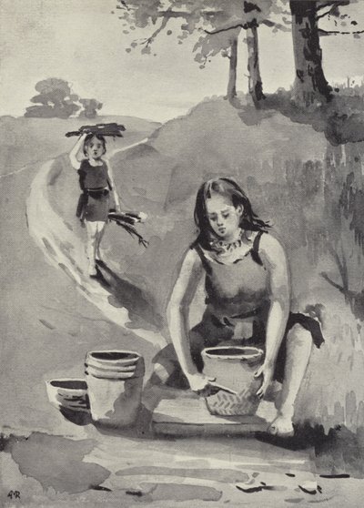 Göra keramik (litho) av English School