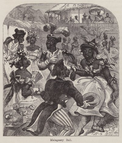 Malagasey Ball (gravyr) av English School