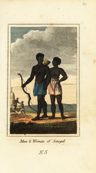 Man och kvinna i Senegal av English School