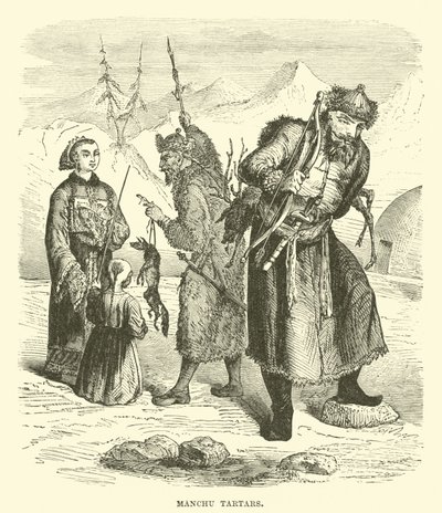 Manchu tartarer av English School