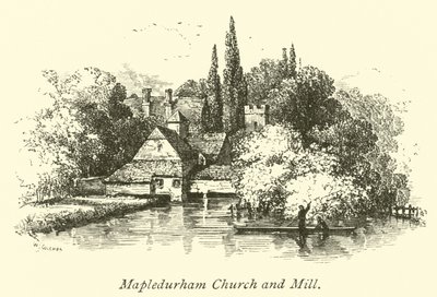 Mapledurham Church and Mill av English School
