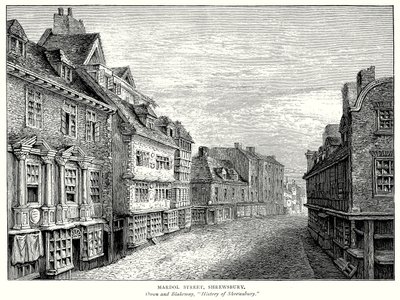 Mardol Street, Shrewsbury (gravyr) av English School