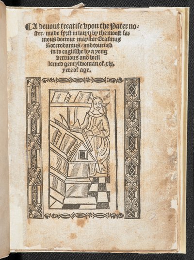 Margaret Roper, från "A Devout Treatise upon the Pater noster" av English School