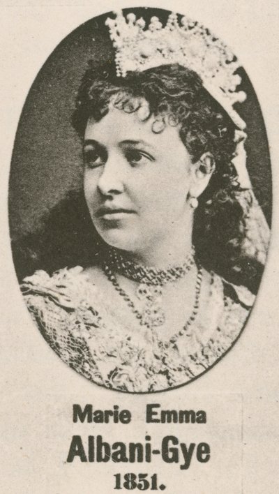 Marie Emma Albani-Gye (gravyr) av English School