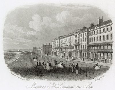 Marina i St Leonards vid havet av English School