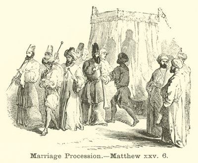 Marriage Procession, Matthew, xxv, 6 av English School
