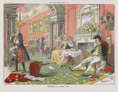 Vigsel a la Mode, 1904 av English School