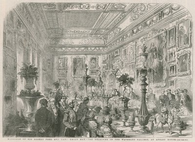 Äktenskap mellan Sir Robert Peel och Lady Emily Hay av English School